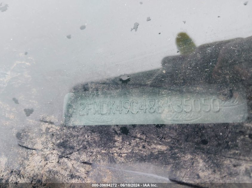 2008 Ford Edge Limited VIN: 2FMDK49C48BA35050 Lot: 39694272