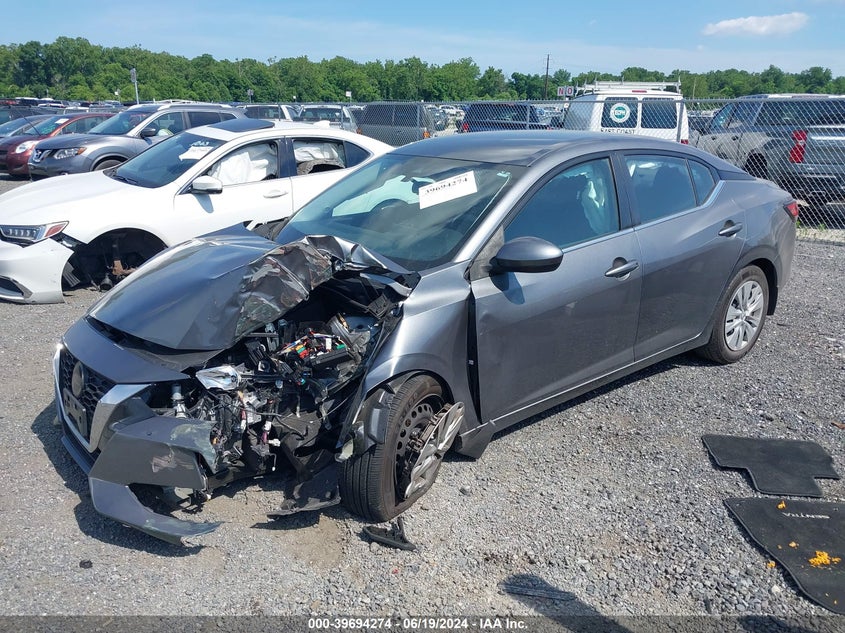 VIN 3N1AB8BV5MY227768 2021 NISSAN SENTRA S XTRONIC CVT