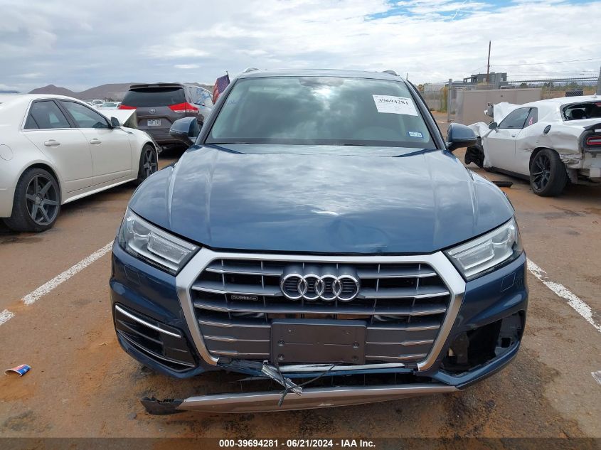 2018 Audi Q5 2.0T Premium/2.0T Tech Premium VIN: WA1ANAFY8J2174830 Lot: 39694281