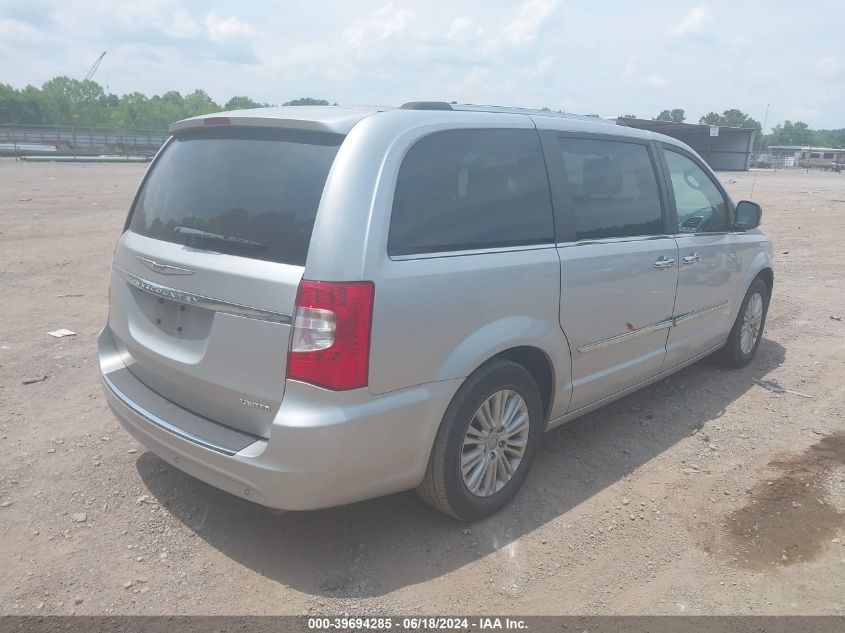 2012 Chrysler Town & Country Limited VIN: 2C4RC1GG5CR273355 Lot: 39694285