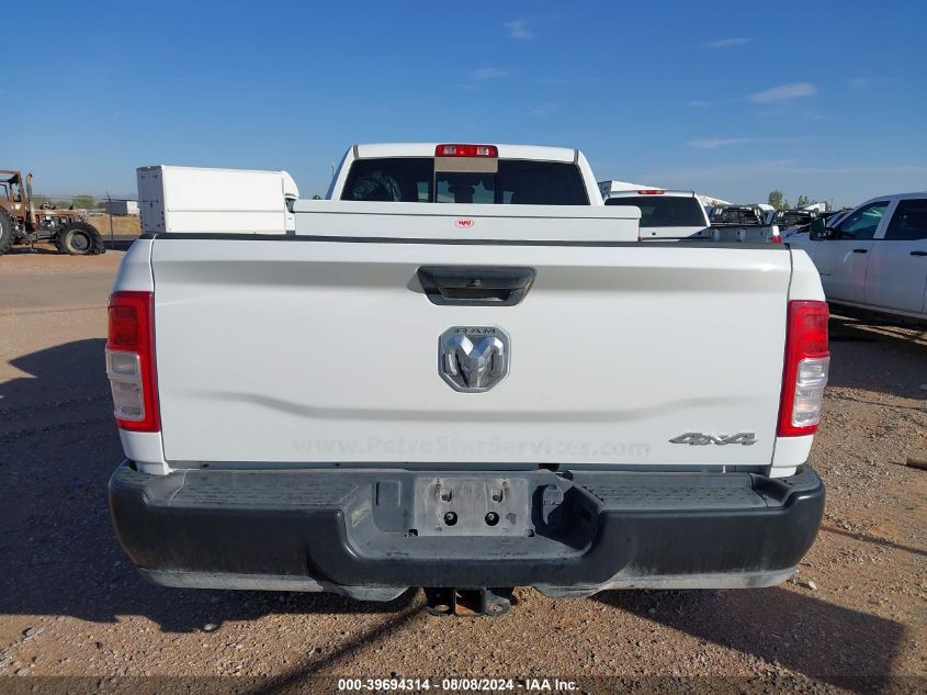 2022 Ram 2500 Tradesman 4X4 8' Box VIN: 3C6UR5HJXNG273068 Lot: 39694314