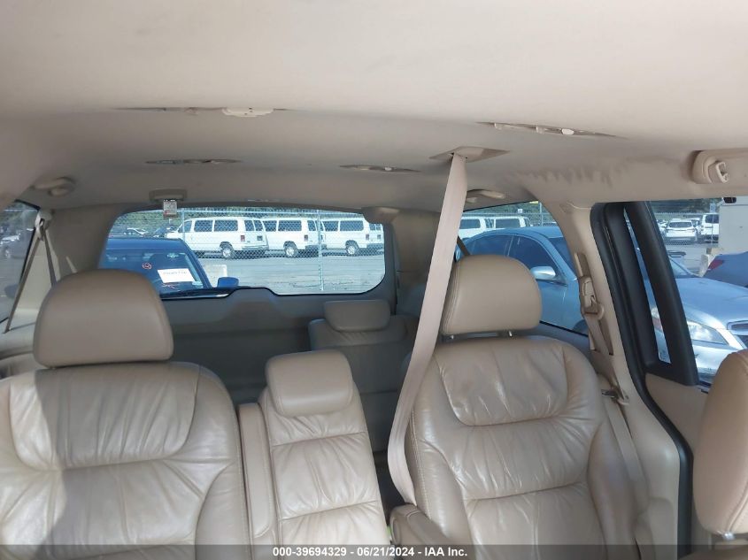 2010 Honda Odyssey Ex-L VIN: 5FNRL3H6XAB076191 Lot: 39694329