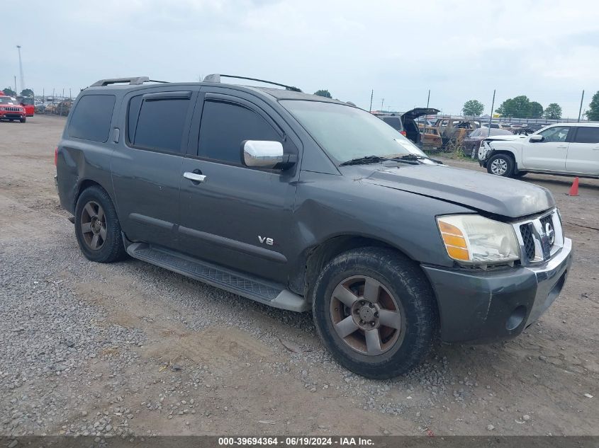 2007 Nissan Armada Le VIN: 5N1BA08A77N715918 Lot: 39694364