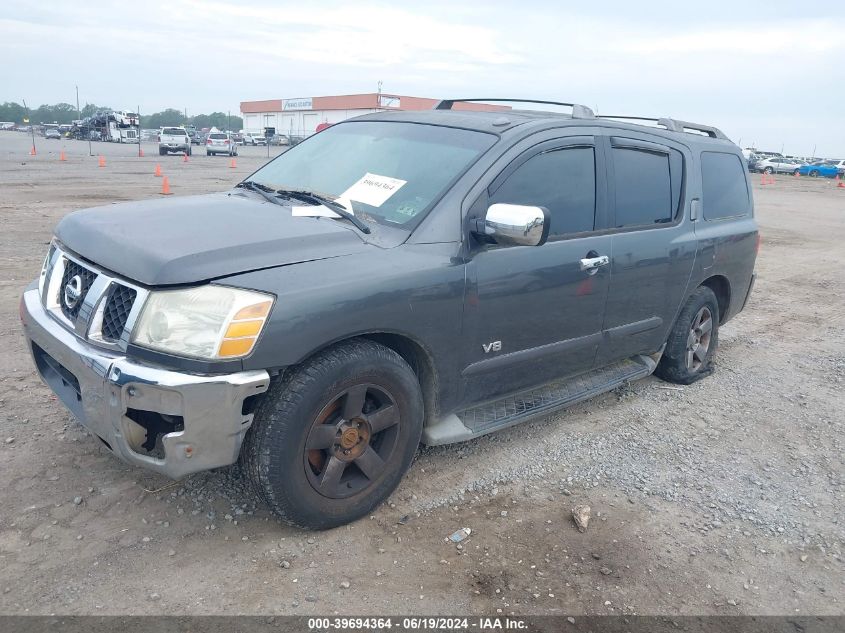 2007 Nissan Armada Le VIN: 5N1BA08A77N715918 Lot: 39694364