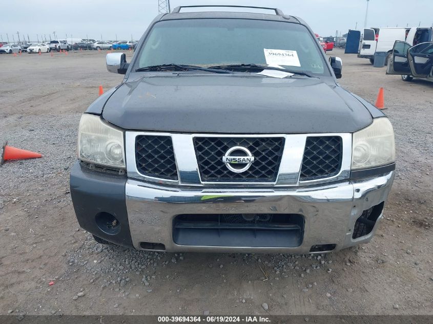 2007 Nissan Armada Le VIN: 5N1BA08A77N715918 Lot: 39694364