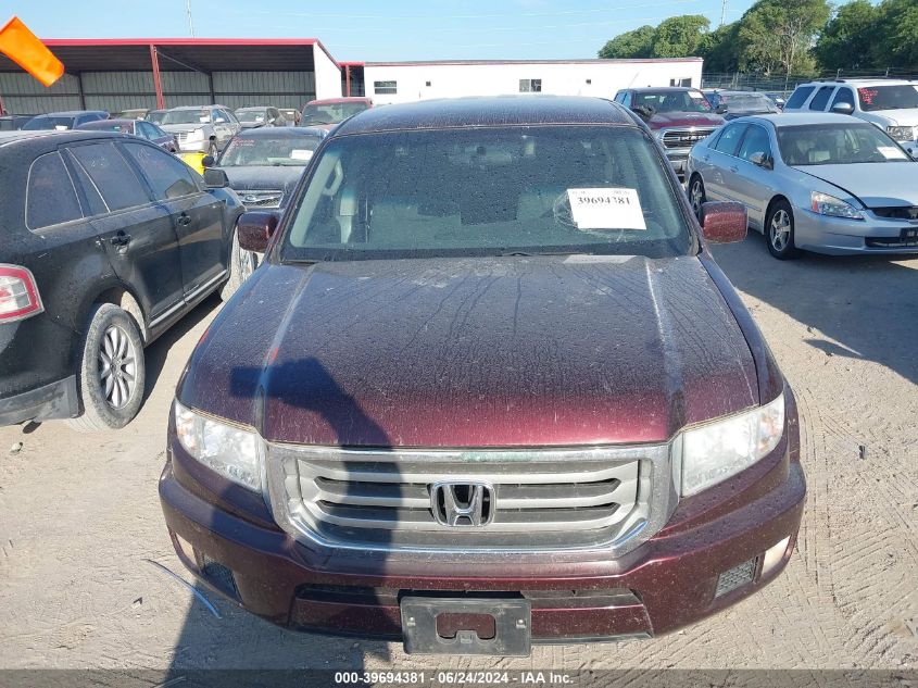 2012 Honda Ridgeline Rts VIN: 5FPYK1F46CB458717 Lot: 39694381