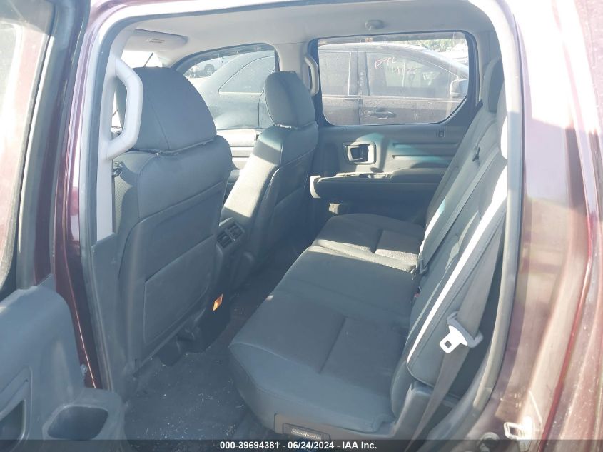 2012 Honda Ridgeline Rts VIN: 5FPYK1F46CB458717 Lot: 39694381