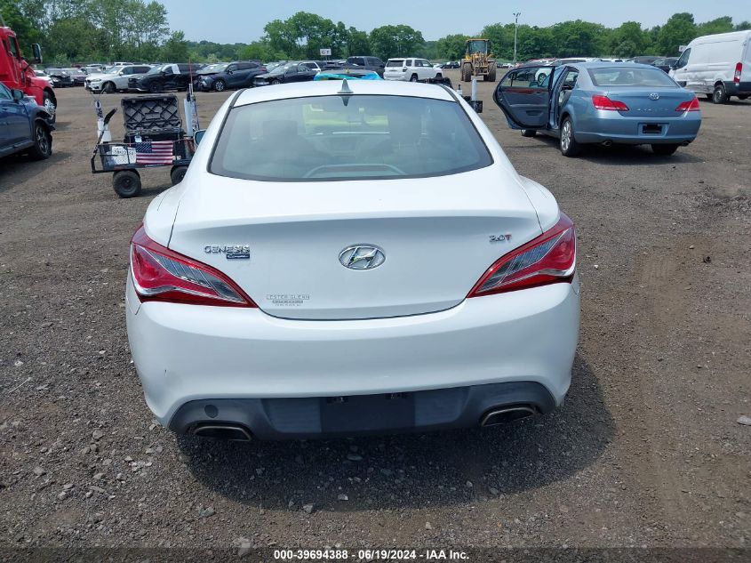 2013 Hyundai Genesis 2.0T VIN: KMHHT6KD2DU109261 Lot: 39694388