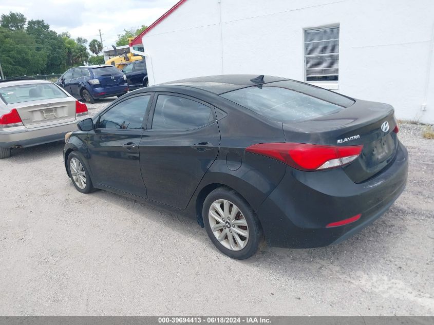 2014 Hyundai Elantra Se VIN: KMHDH4AE0EU088605 Lot: 39694413