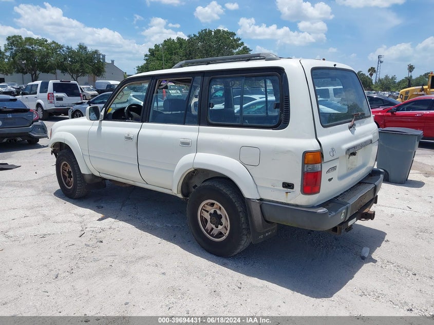 1991 Toyota Land Cruiser Fj80 VIN: JT3FJ80W7M0003496 Lot: 39694431