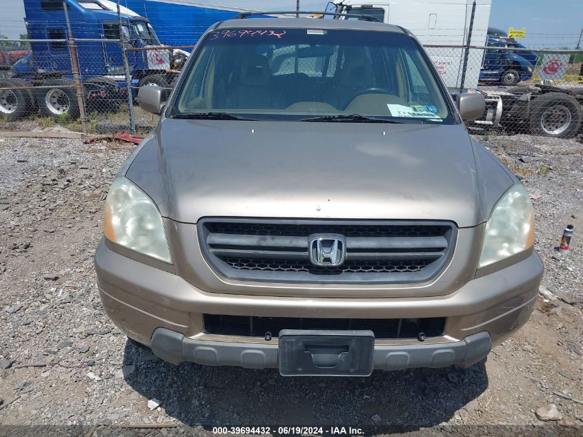 2004 Honda Pilot Ex-L VIN: 2HKYF18674H578055 Lot: 39694432
