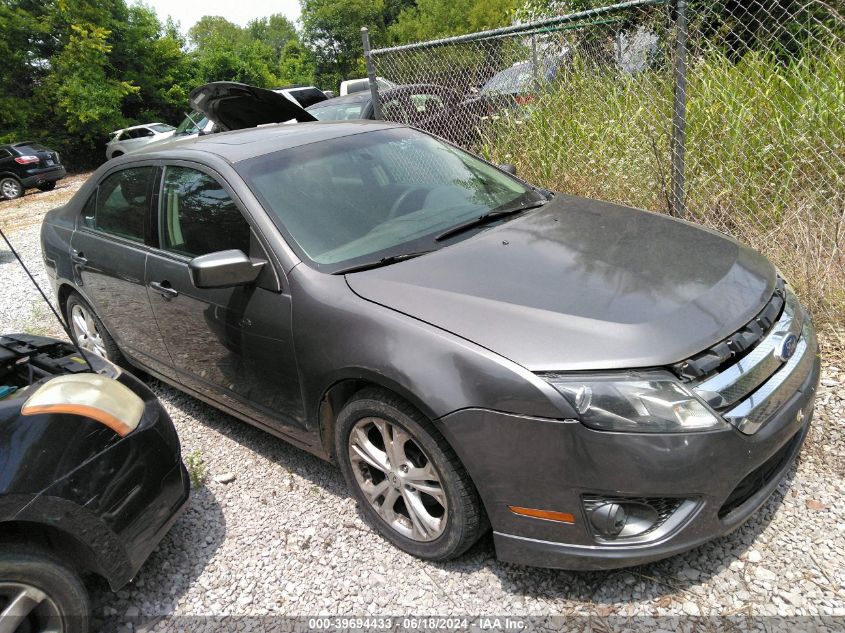 2012 Ford Fusion Se VIN: 3FAHP0HA9CR123270 Lot: 39694433