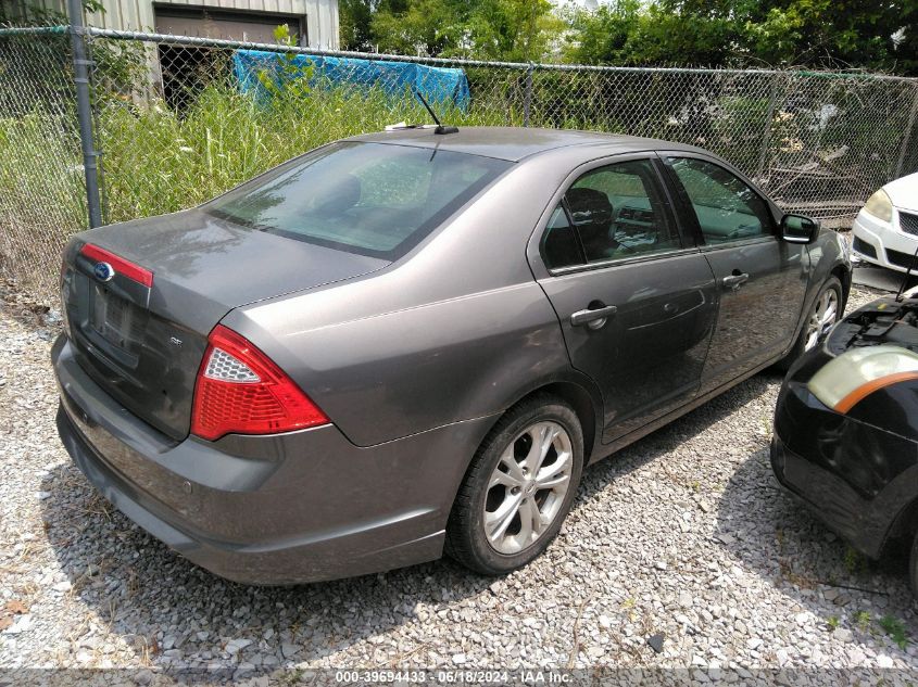 2012 Ford Fusion Se VIN: 3FAHP0HA9CR123270 Lot: 39694433