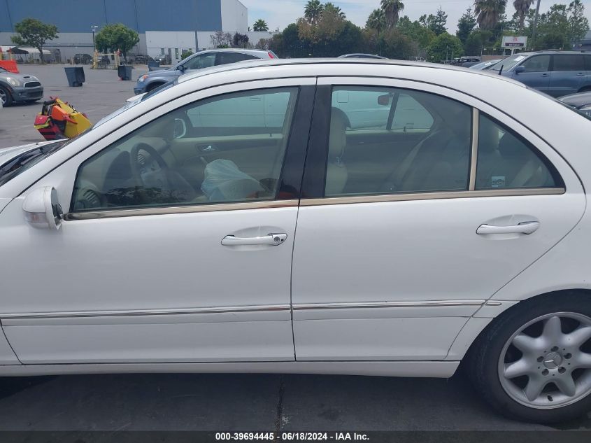 2002 Mercedes-Benz C 240 VIN: WDBRF61JX2F248609 Lot: 39694445