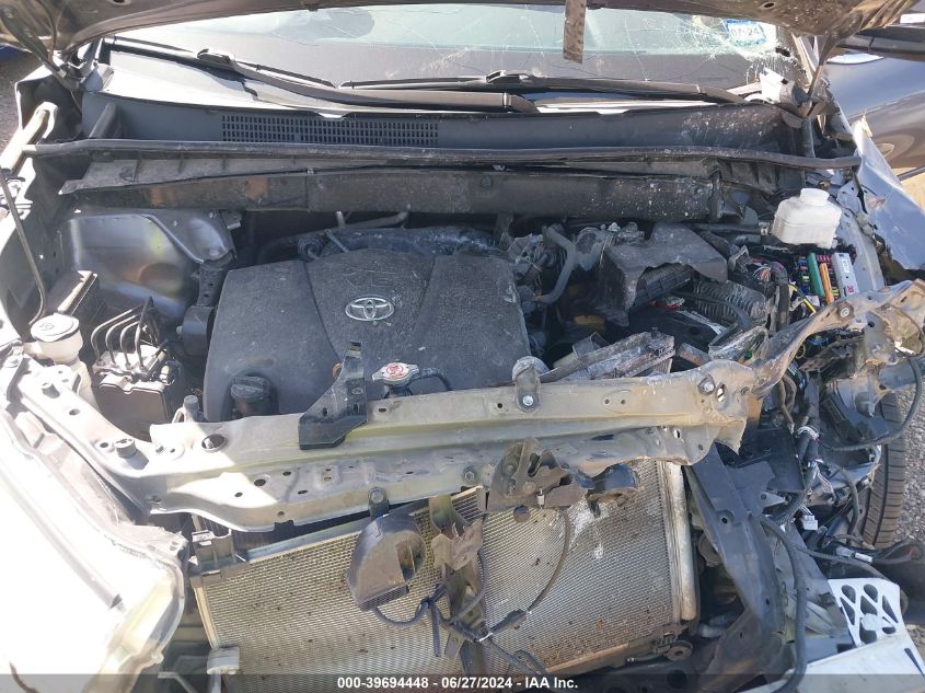 2019 Toyota Highlander Se/Xle VIN: 5TDKZRFH1KS568273 Lot: 39694448