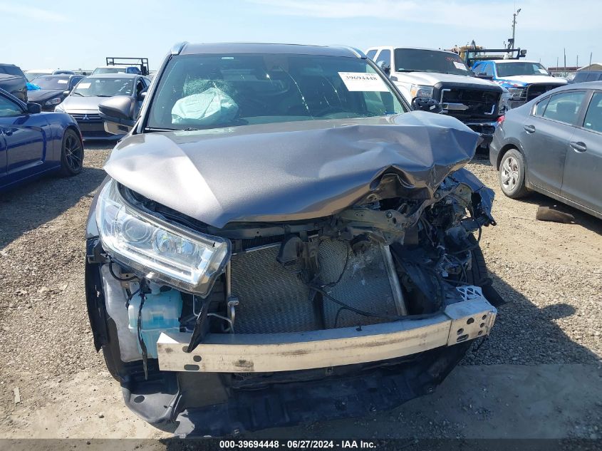2019 Toyota Highlander Se/Xle VIN: 5TDKZRFH1KS568273 Lot: 39694448
