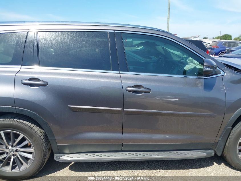 2019 Toyota Highlander Se/Xle VIN: 5TDKZRFH1KS568273 Lot: 39694448