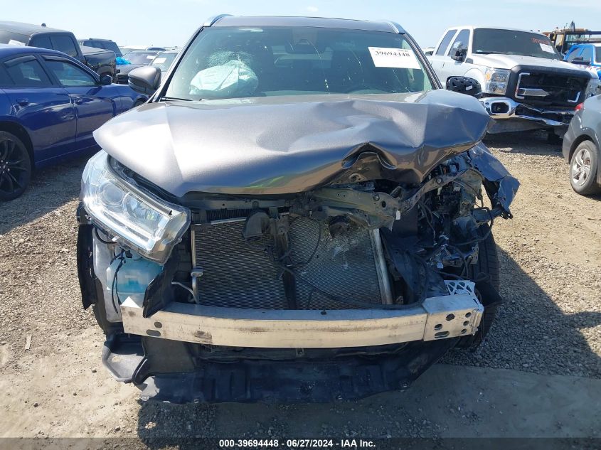 2019 Toyota Highlander Se/Xle VIN: 5TDKZRFH1KS568273 Lot: 39694448
