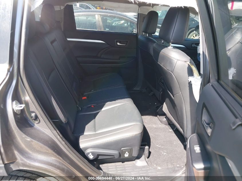 2019 Toyota Highlander Se/Xle VIN: 5TDKZRFH1KS568273 Lot: 39694448