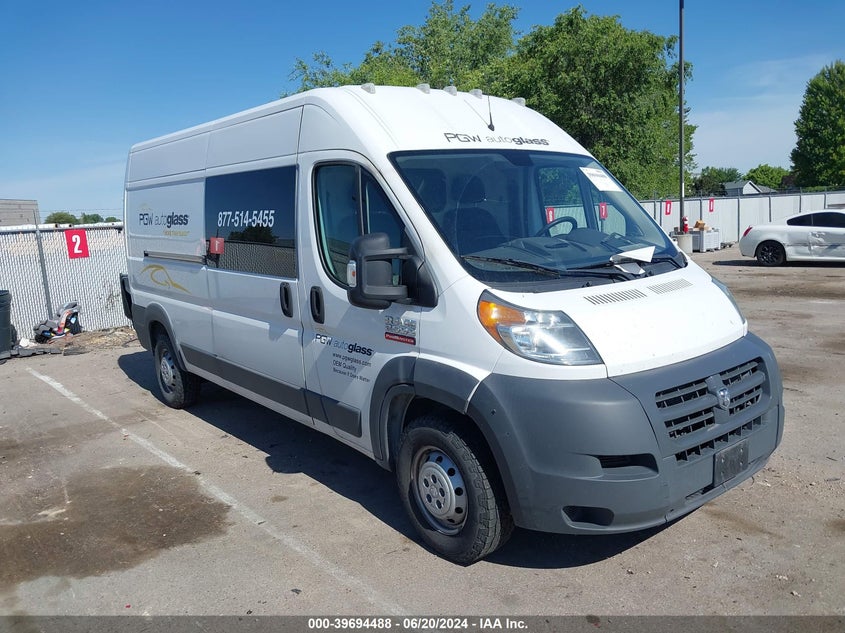 2017 Ram Promaster 2500 High Roof 159 Wb VIN: 3C6TRVDG7HE527132 Lot: 39694488
