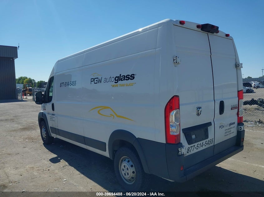 2017 Ram Promaster 2500 High Roof 159 Wb VIN: 3C6TRVDG7HE527132 Lot: 39694488