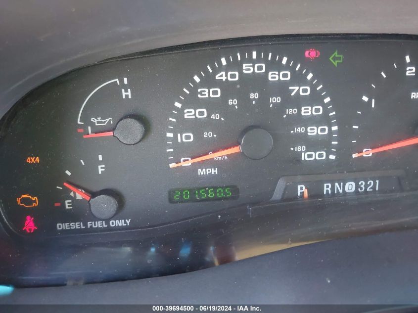 2005 Ford Excursion Limited VIN: 1FMSU43P95ED41383 Lot: 39694500