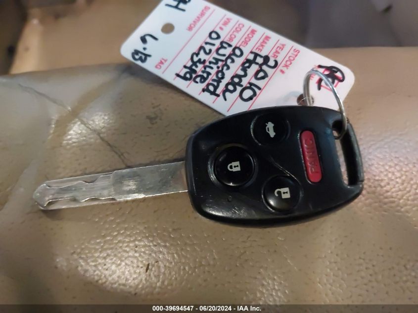 2010 Honda Accord Exl VIN: 5KBCP3F87AB012349 Lot: 39694547