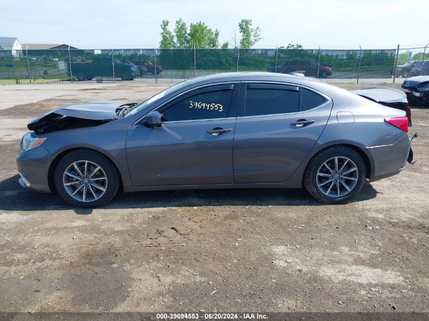 2018 Acura Tlx Tech Pkg VIN: 19UUB1F53JA007705 Lot: 39694553