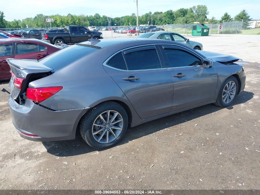 2018 Acura Tlx Tech Pkg VIN: 19UUB1F53JA007705 Lot: 39694553