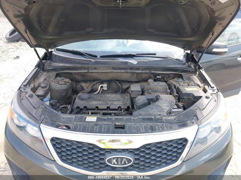 2013 Kia Sorento Lx VIN: 5XYKT3A11DG318279 Lot: 39694557