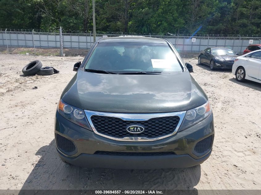 2013 Kia Sorento Lx VIN: 5XYKT3A11DG318279 Lot: 39694557