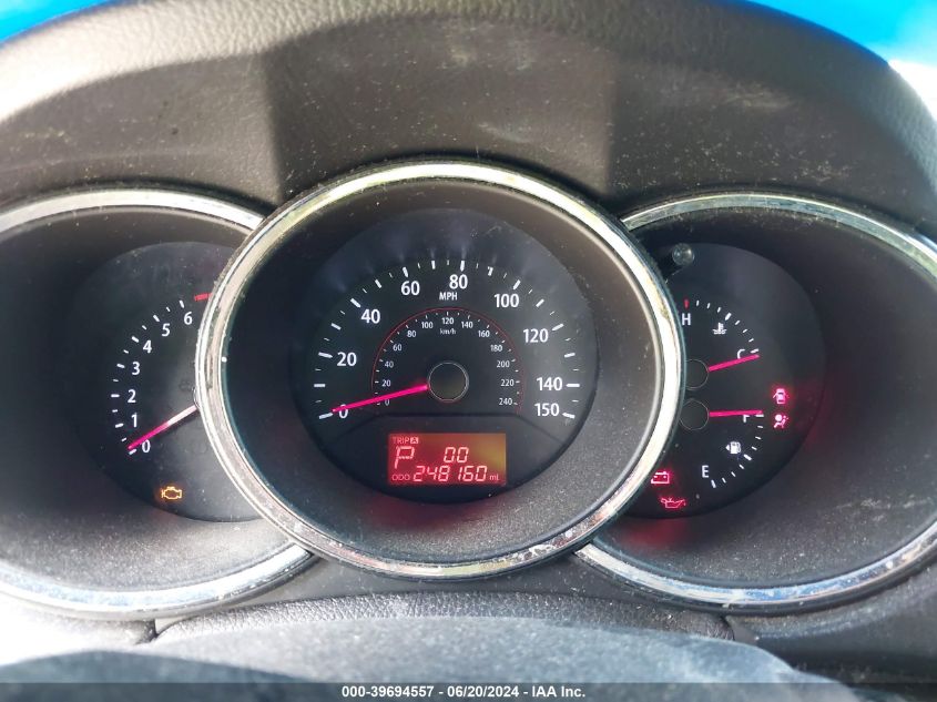 2013 Kia Sorento Lx VIN: 5XYKT3A11DG318279 Lot: 39694557