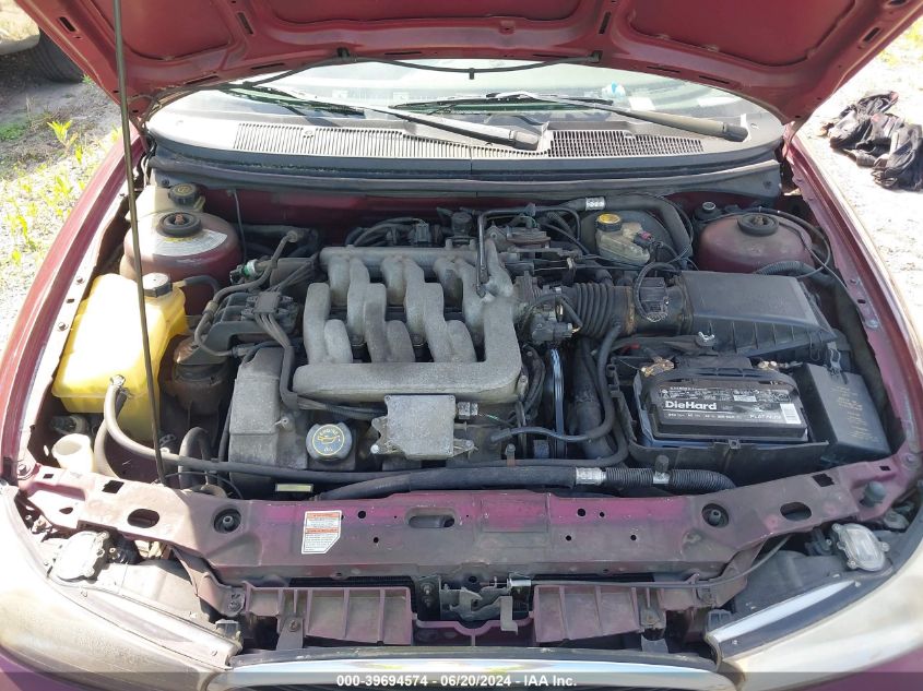 1999 Ford Contour Se VIN: 1FAFP66L4XK221809 Lot: 39694574