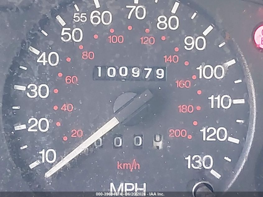 1999 Ford Contour Se VIN: 1FAFP66L4XK221809 Lot: 39694574