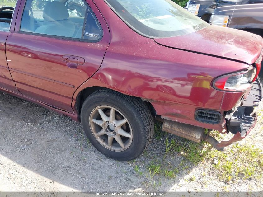 1999 Ford Contour Se VIN: 1FAFP66L4XK221809 Lot: 39694574
