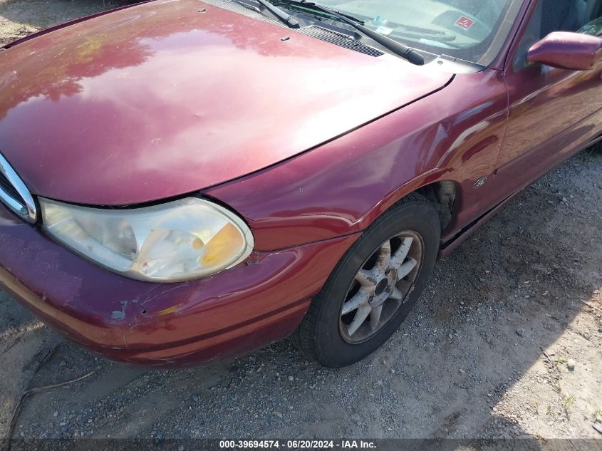 1999 Ford Contour Se VIN: 1FAFP66L4XK221809 Lot: 39694574