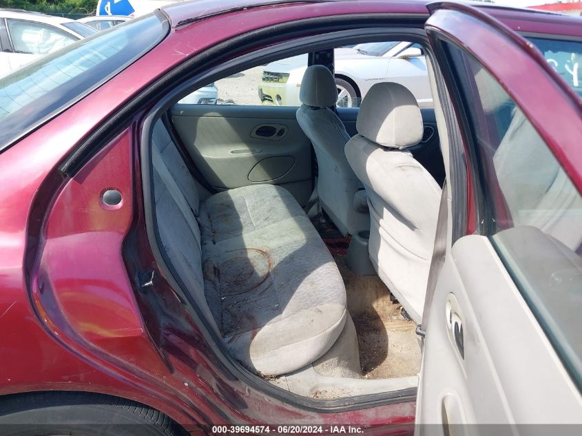 1999 Ford Contour Se VIN: 1FAFP66L4XK221809 Lot: 39694574