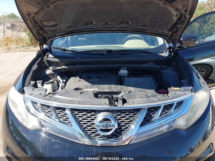 2011 Nissan Murano S/Sl/Le VIN: JN8AZ1MW3BW173482 Lot: 39694582