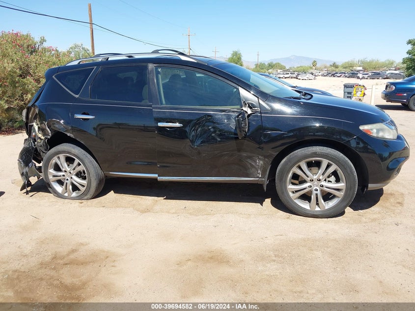 2011 Nissan Murano S/Sl/Le VIN: JN8AZ1MW3BW173482 Lot: 39694582
