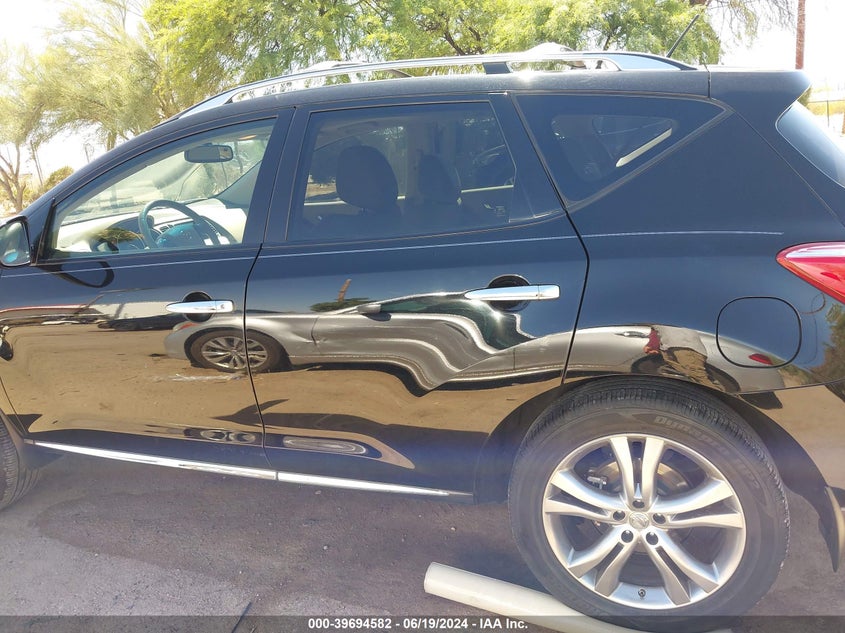 2011 Nissan Murano S/Sl/Le VIN: JN8AZ1MW3BW173482 Lot: 39694582