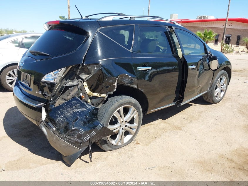 2011 Nissan Murano S/Sl/Le VIN: JN8AZ1MW3BW173482 Lot: 39694582