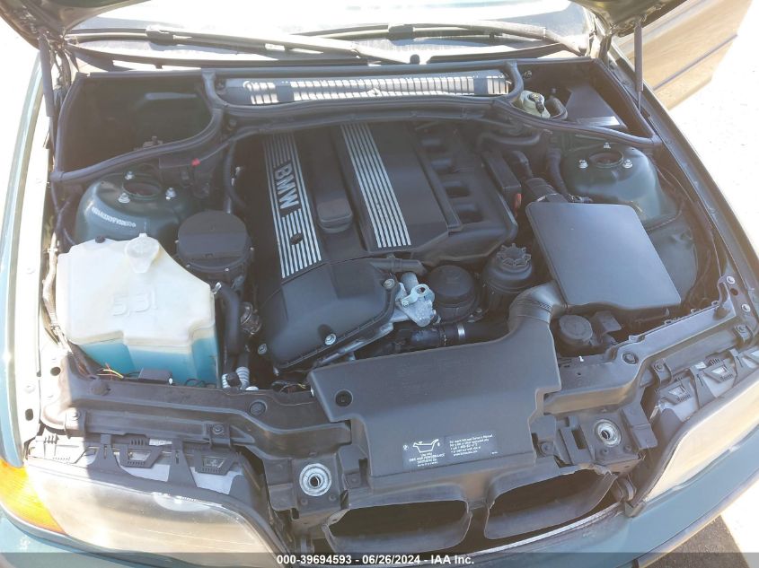 2001 BMW 325I VIN: WBAAV33491FV00630 Lot: 39694593