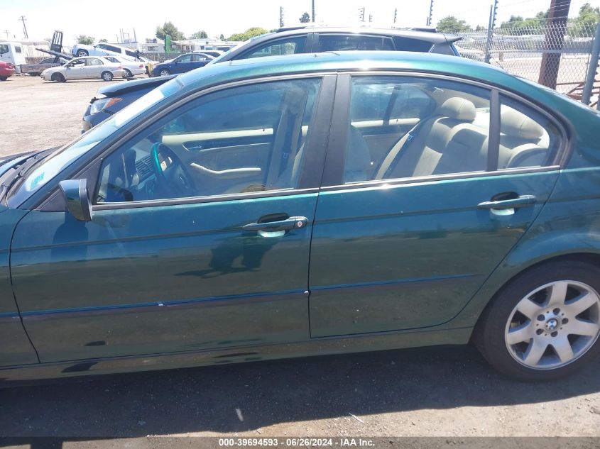 2001 BMW 325I VIN: WBAAV33491FV00630 Lot: 39694593