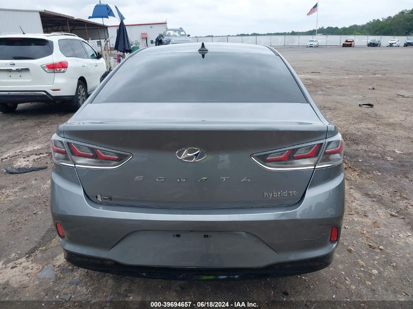 2018 Hyundai Sonata Hybrid Se VIN: KMHE24L36JA082336 Lot: 39694657