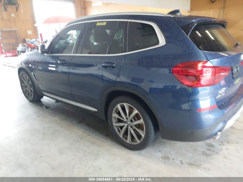 2019 BMW X3 Sdrive30I VIN: 5UXTR7C51KLE98862 Lot: 39694661