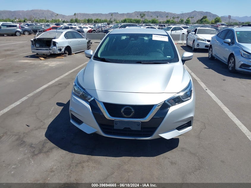 2021 Nissan Versa Sv Xtronic Cvt VIN: 3N1CN8EV9ML888860 Lot: 39694665