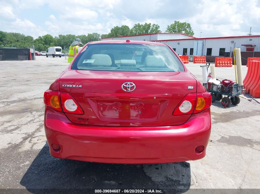 2010 Toyota Corolla Le VIN: 2T1BU4EE7AC483874 Lot: 39694687