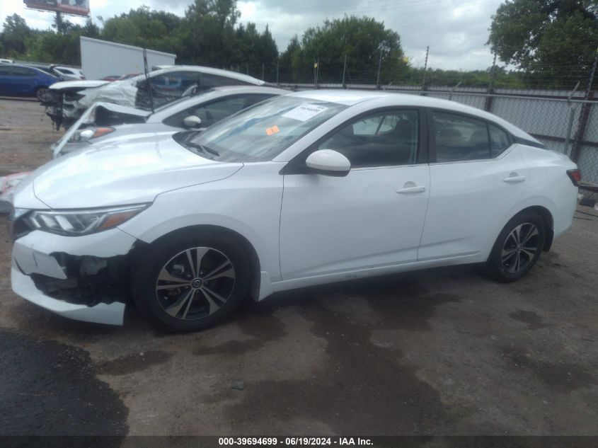 2021 Nissan Sentra Sv Xtronic Cvt VIN: 3N1AB8CV1MY243917 Lot: 39694699