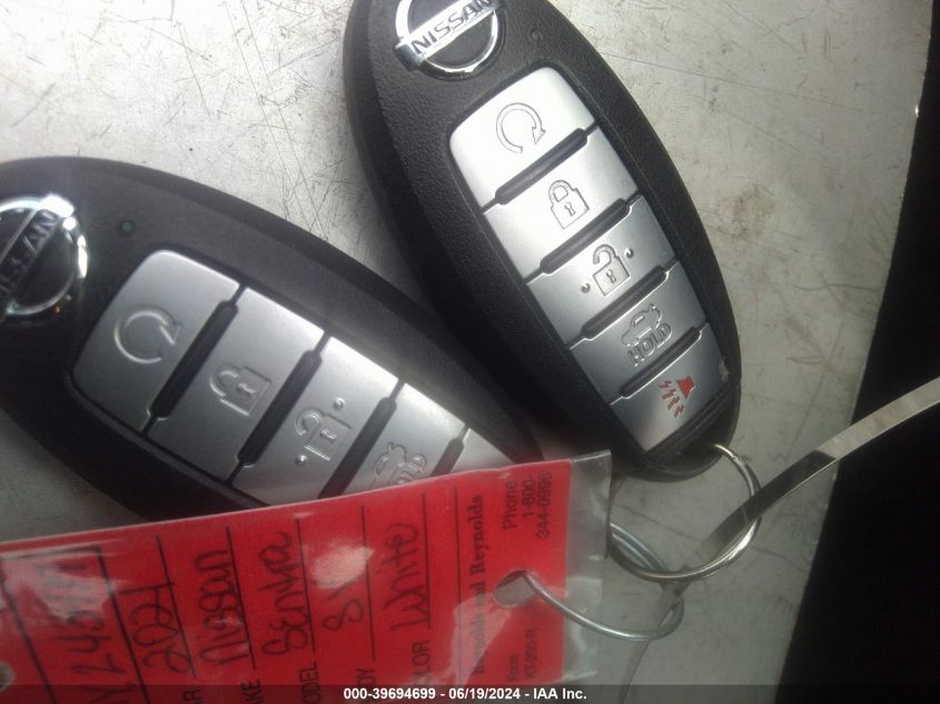 2021 Nissan Sentra Sv Xtronic Cvt VIN: 3N1AB8CV1MY243917 Lot: 39694699