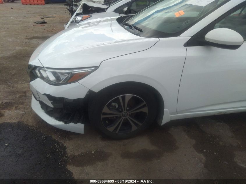 2021 Nissan Sentra Sv Xtronic Cvt VIN: 3N1AB8CV1MY243917 Lot: 39694699